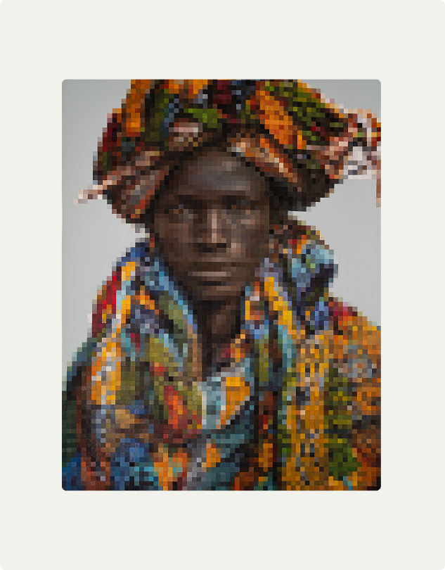 Beaded Silence I, 2025